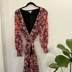 Bar III - Floral Wrap Dress